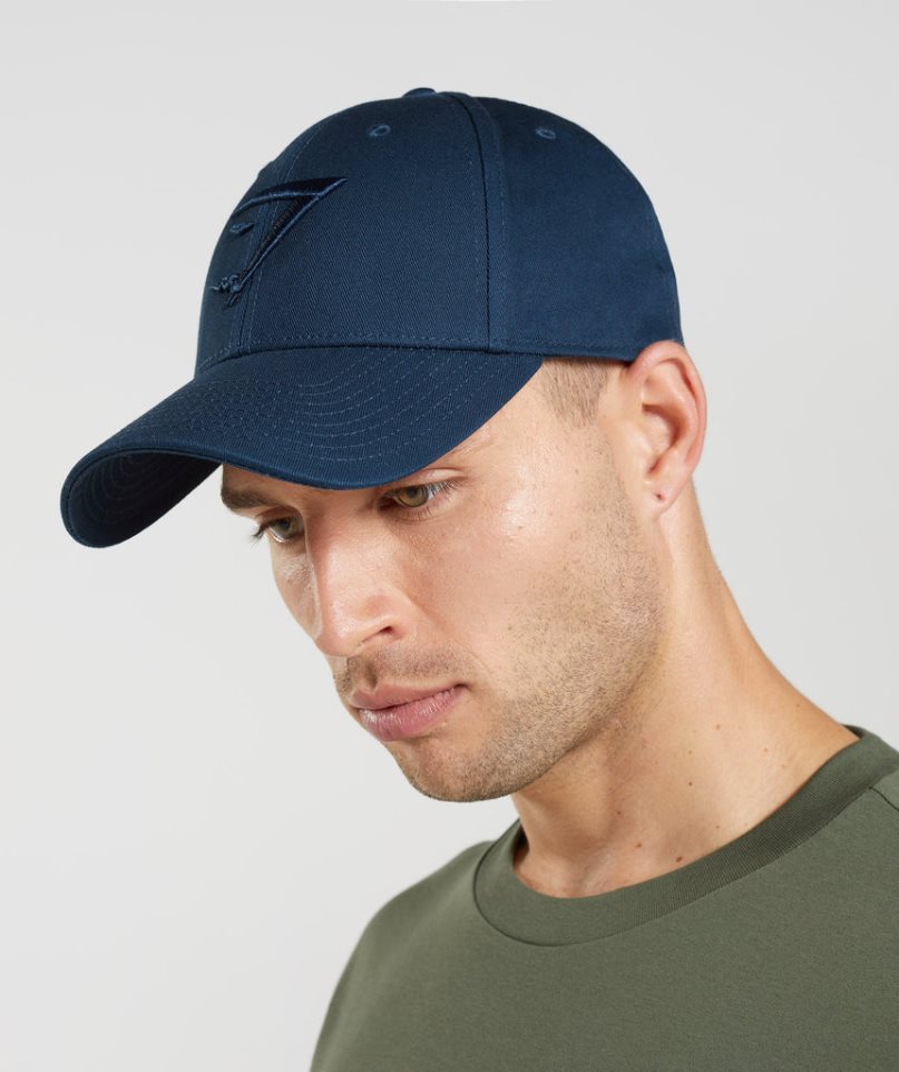 Gymshark Sharkhead Caps Navy | CA 180ND7